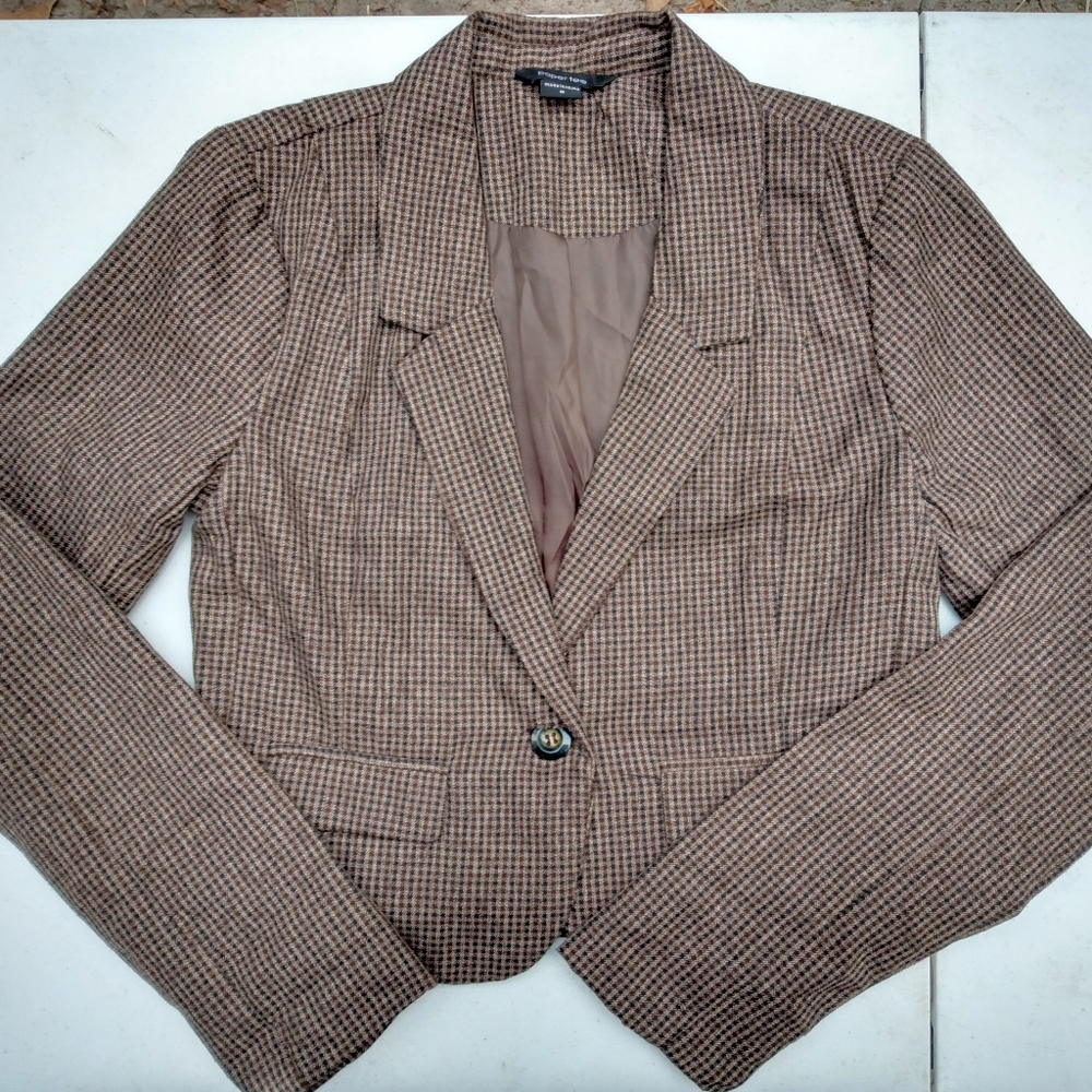 Paper Tee Houndstooth Blazer